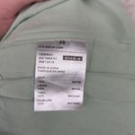 Elodie  Knee Length Skirt Green White Women's XS Ditzy Floral Pattern Tiered Belt Photo 3