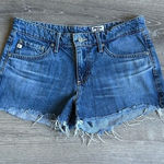 AG Adriano Goldschmied Ag‎ Adriano Goldschmied Blue Jean Shorts Photo 0