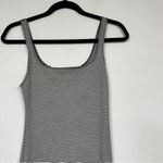 ZARA  Black White Striped Sleeveless Midi Tank Dress Womens S Nautical Beachy Photo 1