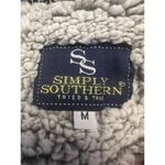 Simply Southern Women's Turtle Sherpa Pullover Jacket Size M Photo 4