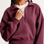 Abercrombie & Fitch Abercrombie Quarter-Zip Sweatshirt Photo 0