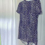 Equipment  silk cheetah animal print  dress​​​​​ size small Photo 3