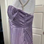 Hello Molly Chase the Blues Flowy Strapless Maxi Dress in Lilac Size US 8 Photo 3