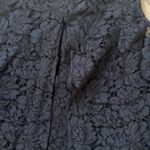 New Nanette Lepore Lace Cold Shoulder Swing Dress Dark Navy Mini Evening Formal Blue Size 2 Photo 9