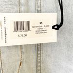 We Wore What NWT  Denim Slit Short Overalls XS Photo 6