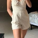 Princess Polly Plaid Romper Photo 0