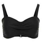 Time & Tru Swimsuit Bikini set top 1X bottom XL swimwear set white black Photo 7