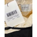 NEW Dissh Elena Buttermilk Black Cream Linen Sleeveless Mini Tank Dress Size 12 Photo 2