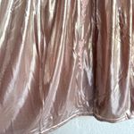 Savanna Jane Womens Shirt Blouse Metallic Pink Floral Embroidered Size Large Photo 7