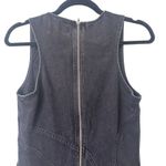 SAINT ART Denim Sleeveless Maxi‎ Dress Faded Black Small Photo 3