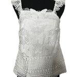 Lilly Pulitzer  Azaria Too Fly Lace Top XXS Women’s Resort White NWT 011248 Photo 1