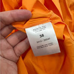 Odeeh sleeveless poplin dress orange sz 38 Photo 6
