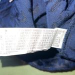 Forever 21  Contemporary Navy Blue Hip Pleat Skirt Size Medium Photo 3