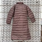 VTG Snowbird Denver long puffer down filled reversible winter coat parka MEDIUM Tan Photo 2