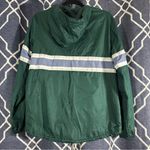 Green Windbreaker Jacket Size M Photo 2