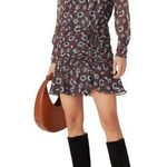 Veronica Beard FLAWED  Brown Floral Anjali Dress Size 2 US $550 Photo 0