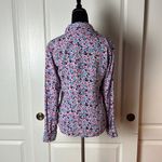 COWGIRL UP PURPLE FLORAL PEARL SNAP WESTERN LONG SLEEVE BLOUSE Size M Photo 1