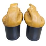 Everlane The Day Leather Heel Size 5.5 Mustard Yellow comfort shoes preppy Photo 6