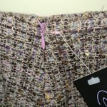 Context Lined Lavender Tweed Flirty Hem Skirt Purple Size 2 Photo 4