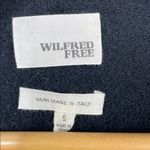 Wilfred Free Black Alpaca Wool Blend Sweater Vest with Fringe size Small Photo 11