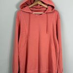 Athleta  Sundown Hoodie Sweatshirt Pullover Women's Small Orange Coral Activewear Photo 5