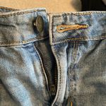 Blue Sneakpeek Distressed Jean Shorts Size L Photo 5