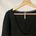 Free People  Irresistible Dark Brown Fringe Pullover Sweater XS Photo 4