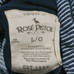 Rose Pistol vintage fit sweater striped
Size Large Blue Photo 2