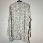 Soft Surroundings  Touchable Henley Sweater Size 2X Tunic Heathered Grey Gray Photo 3