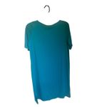 Eileen Fisher NWT Fine Tencel Stretch Jersey Tunic Dress Green Size M Photo 4