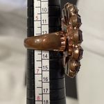 Coach Vintage Flower Ring W/Amethest Colored Stones READ Photo 3