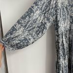 Made in India Y2K bohemian boho blue floral prairie coquette long sleeve medium Photo 6