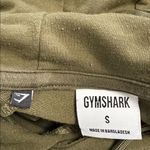 Gymshark Olive Green Hoodie Long Length Stretch Size Small Photo 4