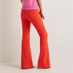 Boden High Rise Long Flared Trousers, Ro166 Red Orange Women’s 6 Photo 1