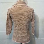 New York & Co. Cowl Neck Metallic Gold Pink Sweater Photo 4