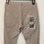 European Culture women's size 26 soft stretchy skinny casual leisure pants 25x32 Tan Photo 6