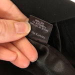 Tahari  Black Ruffled Pencil Skirt Knee Length Womens 10 Dark Academia Classic Photo 5