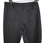 Isaac Mizrahi Live! SOHO Solid Jogger Pull-On Pitch Black Large NWOT Photo 1