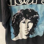 Vintage 90s Single Stitch Euro Boot The Doors Band Graphic T Shirt Size XL Photo 2