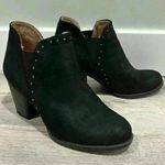 Naturalizer  Soul Faux Suede Black Studded Booties Heeled Ankle Boots Size 7W Photo 4