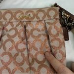 Coach Crossbody Purse Medium Signature C Rose Gold Metallic Chain Strap Y2K Photo 1