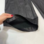 Ronny Kobo Wide Leg Cargo Pants faux leather black size 10 Photo 6