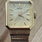 Seiko SGP Gold Plated Vintage Ladies Watch Mechanical Winding Gold Dial Photo 2