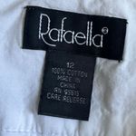 Rafaella  White Textured A-Line Skirt Bridal Bachelorette Party Neutral Summer Photo 1