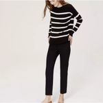 Loft Ann Taylor Women's Dress Pants Julie Straight Pencil Crop Black SIZE 0 Photo 1