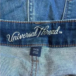 Universal Threads Universal thread high rise midi blue distressed jean shorts in size 10 / 30 Photo 2