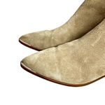 Marc Fisher Beige Yale Pointy Toe Chelsea Suede Leather Women’s Bootie Size 8M Photo 6