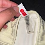 Solid & Striped NWOT  Yellow Blonde Rib Ribbed Elle Bikini Bottoms Women's Large Photo 6