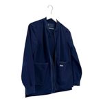 FIGS  Navy Blue Technical Collection Bellery Scrub Jacket Zip Front Size XS Photo 4