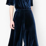 The Fifth Label  Crystal Vision‎ Navy Velvet Jumpsuit. Size S Photo 0